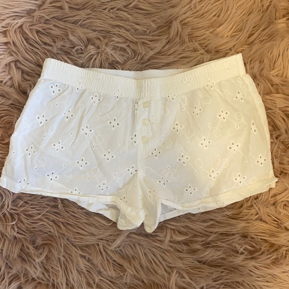 Joe boxer white pj shorts